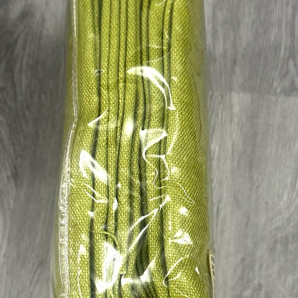 NWT Pottery Barn Textured Fabric by the Yard Tissu 5 Yds 100% Linen Olive Green - Picture 3 of 3